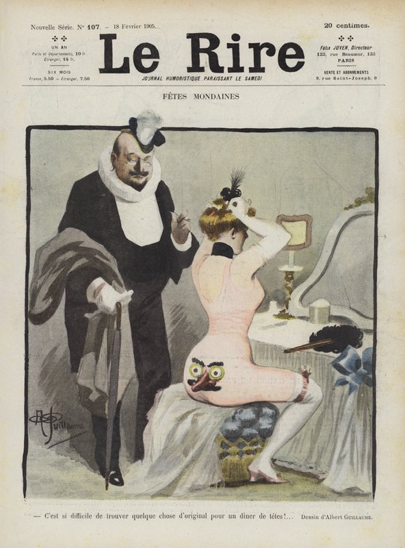 Kuvitus Le Rirelle tekijältä Albert Guillaume