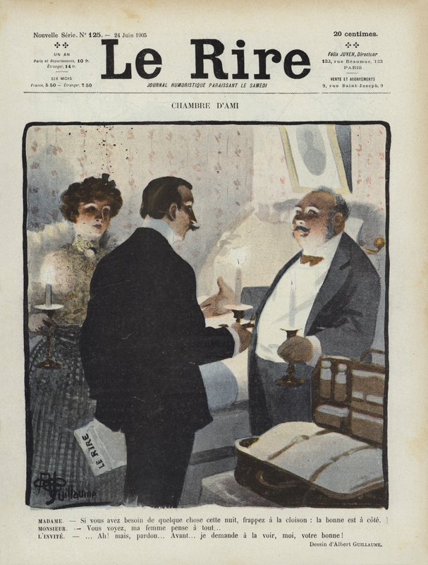 Kuvitus Le Rirelle tekijältä Albert Guillaume