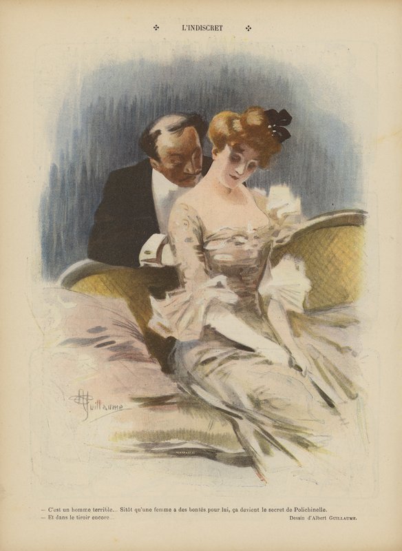 Kuvitus Le Rirelle tekijältä Albert Guillaume