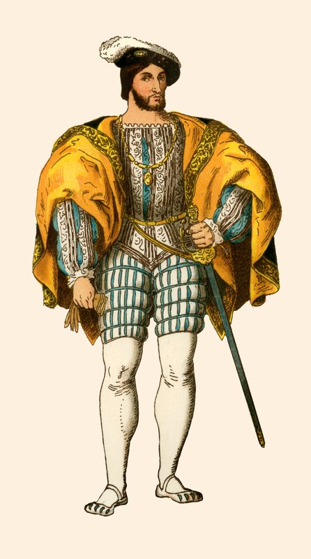 Ranskan kuningas Frans I, 1547 tekijältä Albert Kretschmer