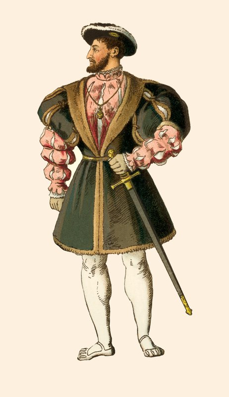 Ranskan kuningas Francis I, 1547 tekijältä Albert Kretschmer