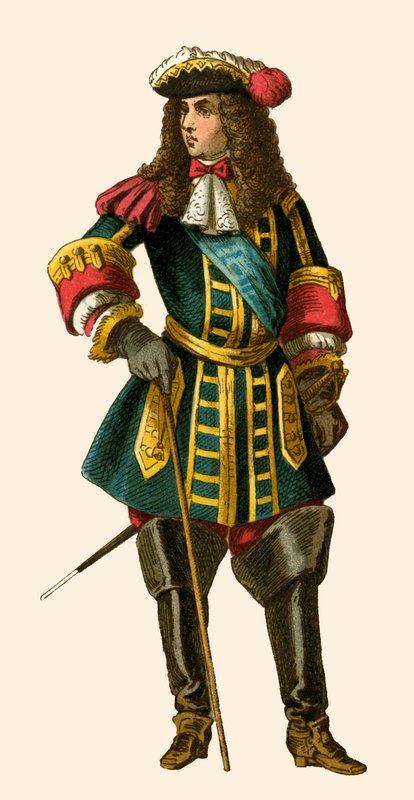 Ranskan kuningas Ludvig XIV tekijältä Albert Kretschmer