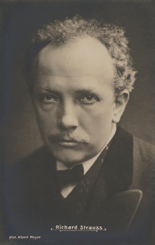 Muotokuva säveltäjä Richard Straussista (m/v kuva) tekijältä Albert Meyer