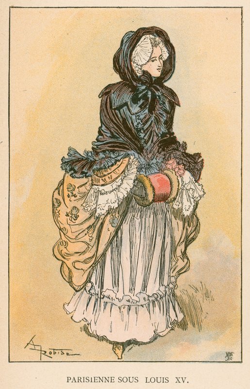 Parisienne Sous Louis XV tekijältä Albert Robida
