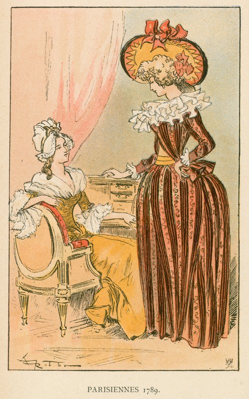 Parisiennes 1789 tekijältä Albert Robida