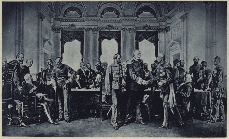 Berliinin kongressi (litho) tekijältä Albert Sauvert