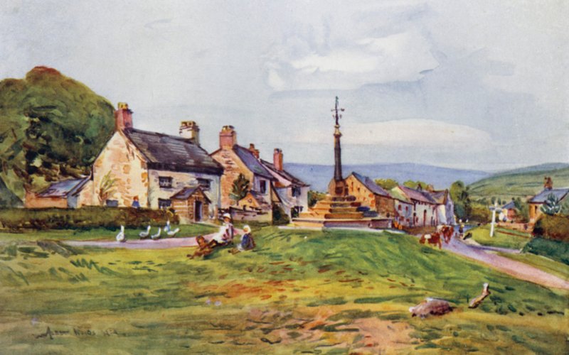Inglewhite (väri litho) tekijältä Albert Woods