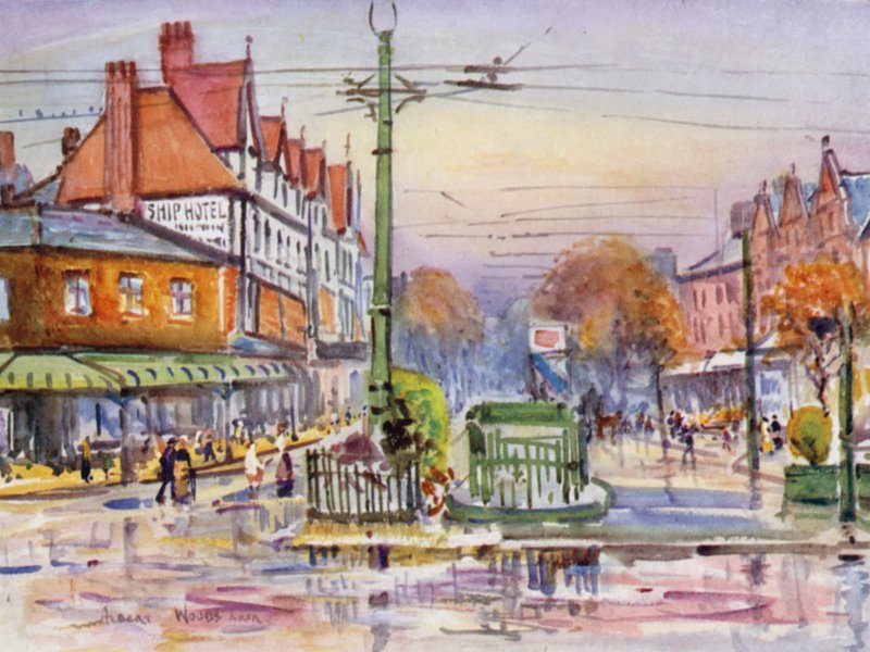 Lytham (väri litho) tekijältä Albert Woods