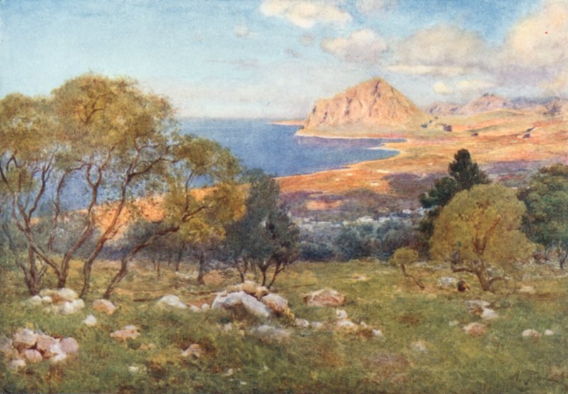 Monte Cofano Portarellasta, Trapanista tekijältä Alberto Pisa