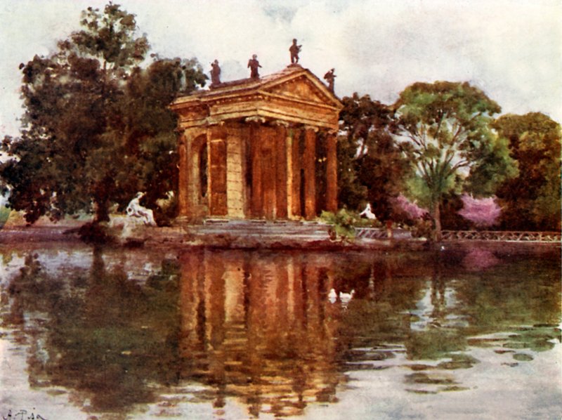 Koristeluvesi, Villa Borghese tekijältä Alberto Pisa