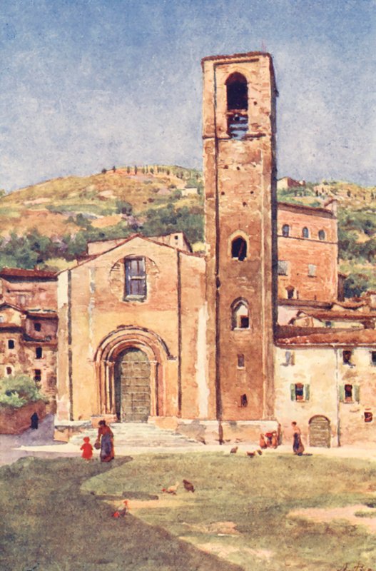 Johannes Kastaja, Gubbio (värilitografia) tekijältä Alberto Pisa