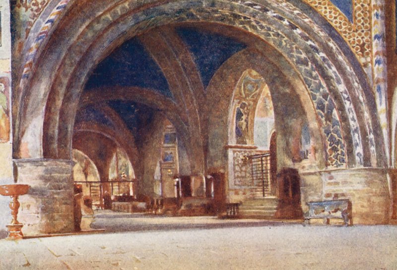 S. Francescon alakirkko, Assisi (värilitro) tekijältä Alberto Pisa