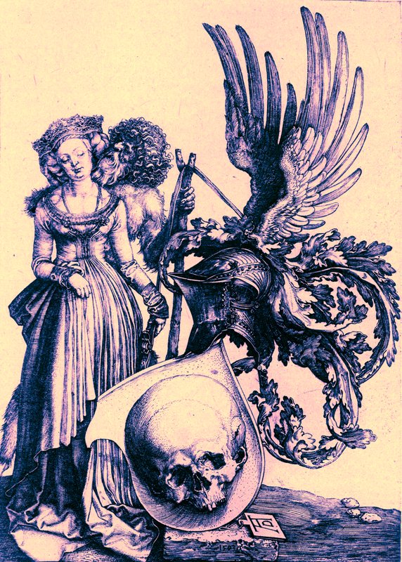 Kuoleman vaakuna tekijältä Albrecht (after) Durer or Duerer