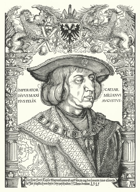 Maximilian I, Pyhän Rooman keisari tekijältä Albrecht Dürer