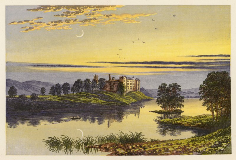 Skotlannin Loch-maisemat: Linlithgow Loch (värilitra): Linlithgow Loch (värilitra) tekijältä Alexander Francis (after) Lydon