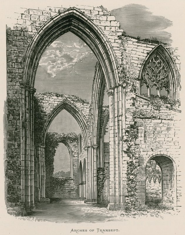 Bolton Priory, Arches of Transept tekijältä Alexander Francis Lydon