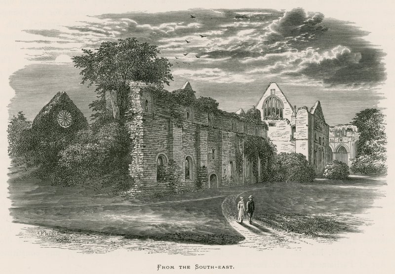 Dryburgh Abbey, Kaakosta tekijältä Alexander Francis Lydon