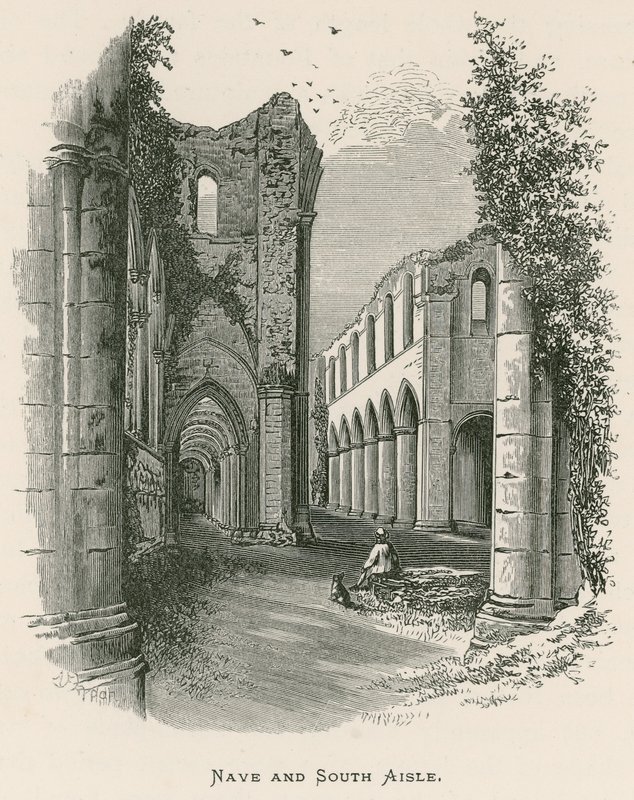 Fountains Abbey, Nave ja South Aisle tekijältä Alexander Francis Lydon