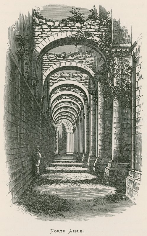 Fountains Abbey, pohjoinen käytävä tekijältä Alexander Francis Lydon