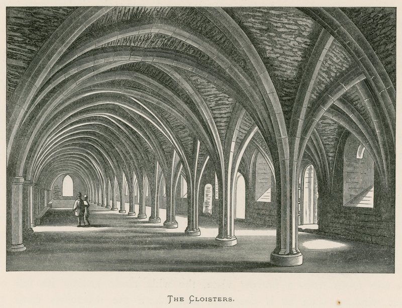 Fountains Abbey, The Cloisters tekijältä Alexander Francis Lydon