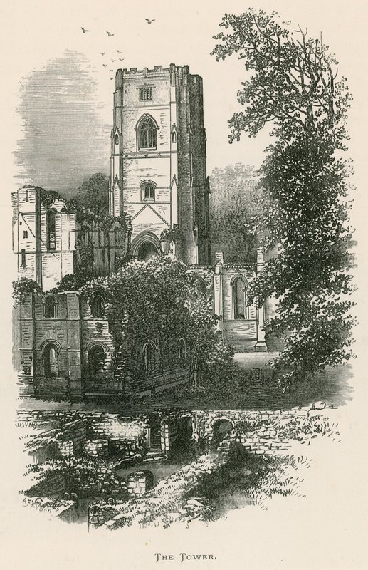 Fountains Abbey, The Tower tekijältä Alexander Francis Lydon