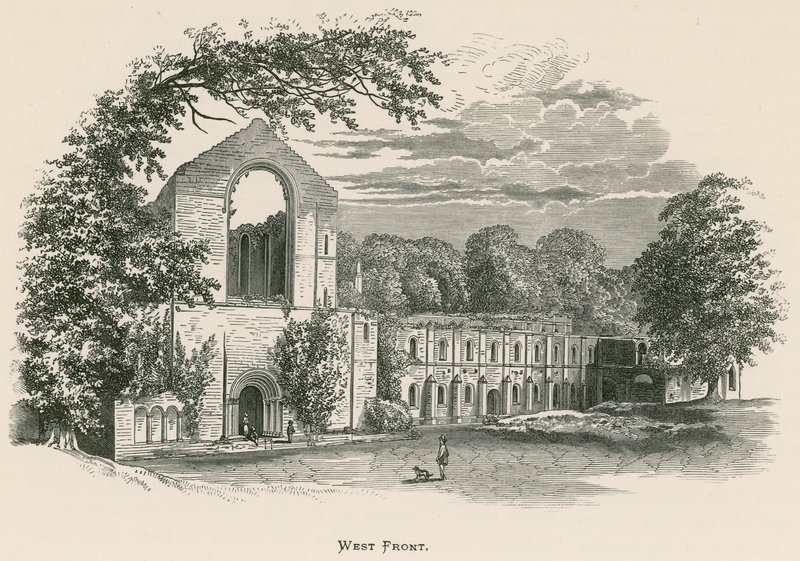 Fountains Abbey, West Front tekijältä Alexander Francis Lydon