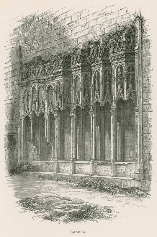 Furness Abbey, Sedilia tekijältä Alexander Francis Lydon
