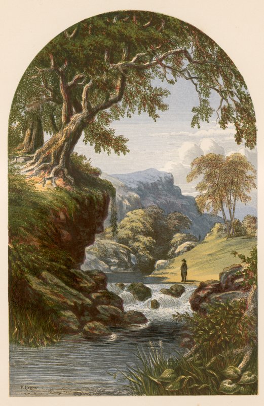Kuvitus Bryantin The Rivuletista tekijältä Alexander Francis Lydon
