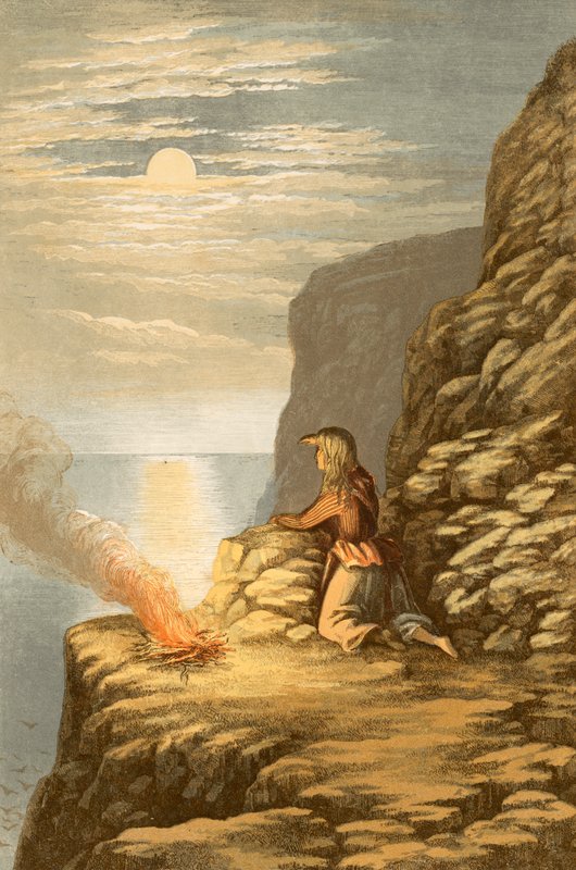 Kuvitus Campbellin teokseen The Pleasures of Hope tekijältä Alexander Francis Lydon