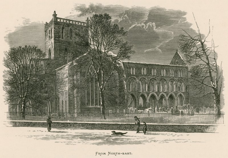 Jedburgh Abbey, koillisesta tekijältä Alexander Francis Lydon