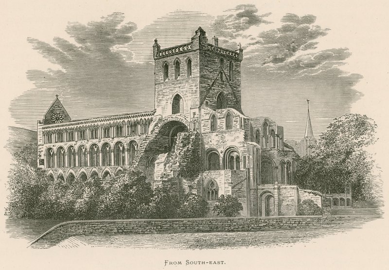 Jedburgh Abbey, kaakosta tekijältä Alexander Francis Lydon