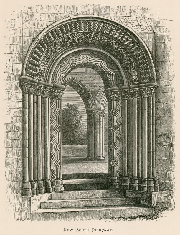 Jedburgh Abbey, New South Doorway tekijältä Alexander Francis Lydon