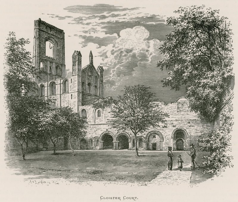 Kirkstall Abbey, Cloister Court tekijältä Alexander Francis Lydon