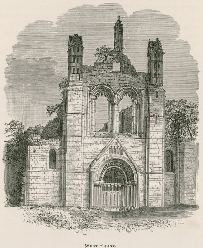 Kirkstall Abbey, länsirintama tekijältä Alexander Francis Lydon