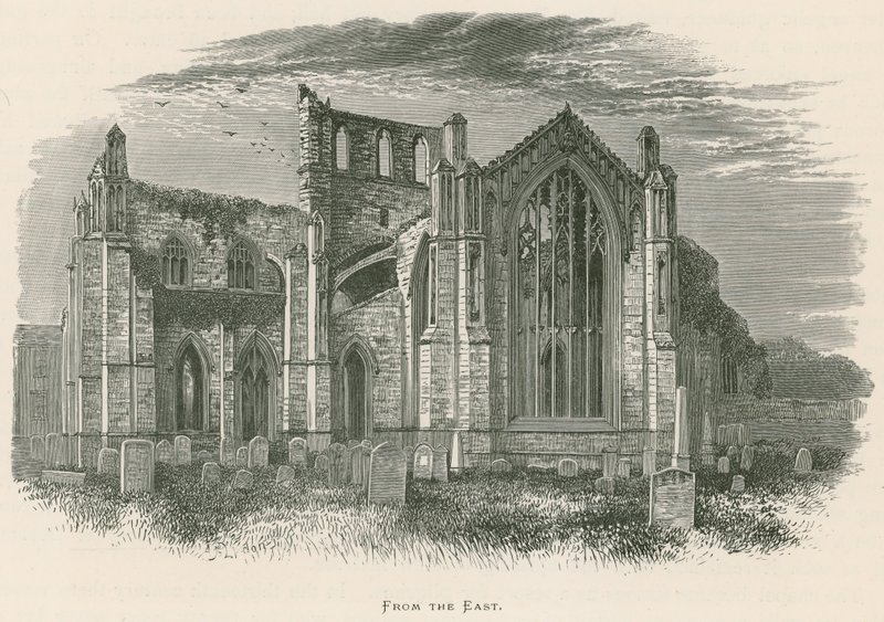 Melrose Abbey, idästä tekijältä Alexander Francis Lydon