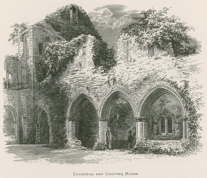 Netley Abbey, Cloisters ja Chapter House tekijältä Alexander Francis Lydon