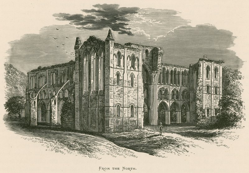Rievaulx Abbey, pohjoisesta tekijältä Alexander Francis Lydon