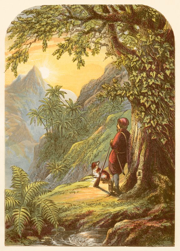Robinson Crusoe tutkii saarta tekijältä Alexander Francis Lydon