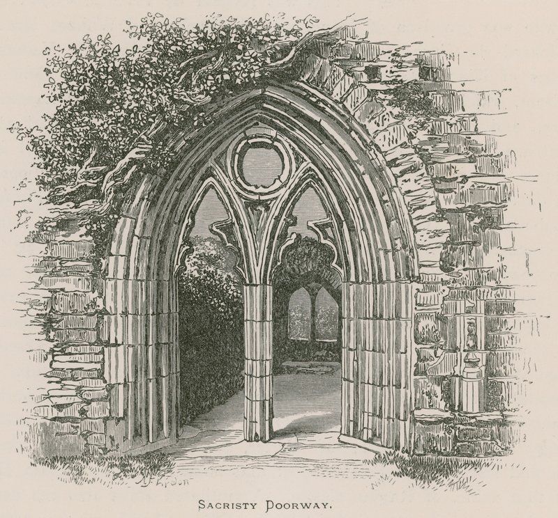 Tintern Abbey, Sacristy Doorway tekijältä Alexander Francis Lydon