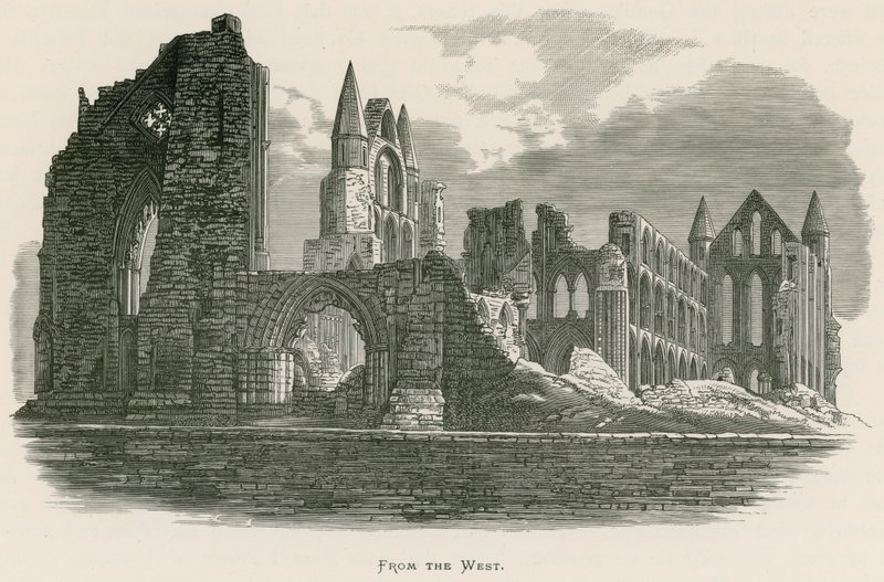 Whitby Abbey, lännestä tekijältä Alexander Francis Lydon