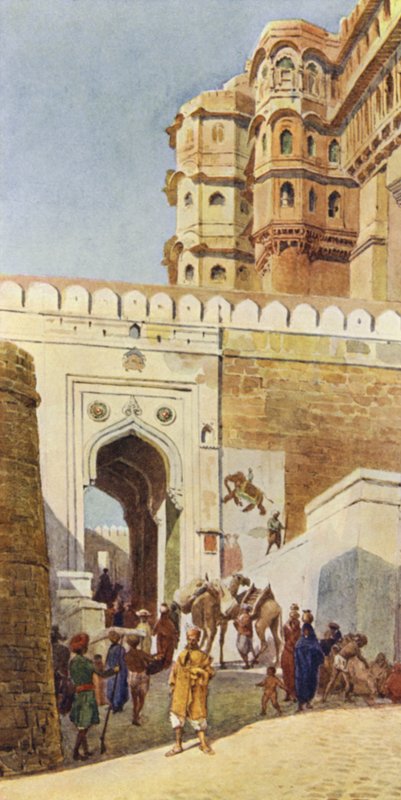 Nousu palatsiin, Jodhpur tekijältä Alexander Henry Hallam Murray