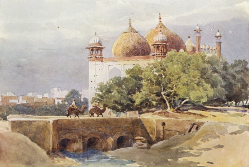 Jama Masjid, Agra tekijältä Alexander Henry Hallam Murray
