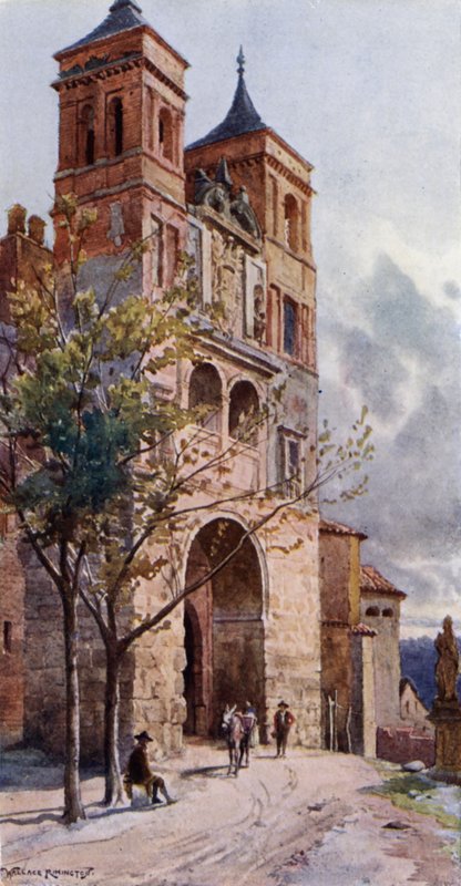 Puerta Del Cambron, Toledo (väri litho) tekijältä Alexander Wallace Rimington