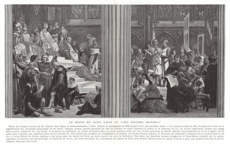 Saint Louisin valtakunta tai hänen suuret työnsä tekijältä Alexandre Cabanel