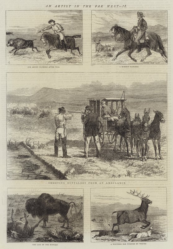 Taiteilija kaukaisessa lännessä, II tekijältä Alfred Chantrey Corbould