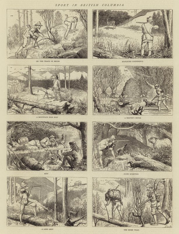 Urheilu Brittiläisessä Kolumbiassa tekijältä Alfred Chantrey Corbould