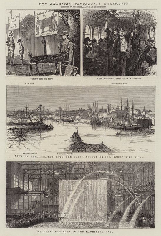 Amerikan satavuotisjuhlanäyttely tekijältä Alfred Chantrey Corbould