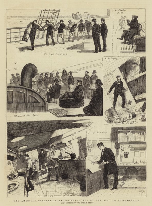 Amerikan satavuotisjuhlanäyttely, muistiinpanoja matkalla Philadelphiaan tekijältä Alfred Chantrey Corbould