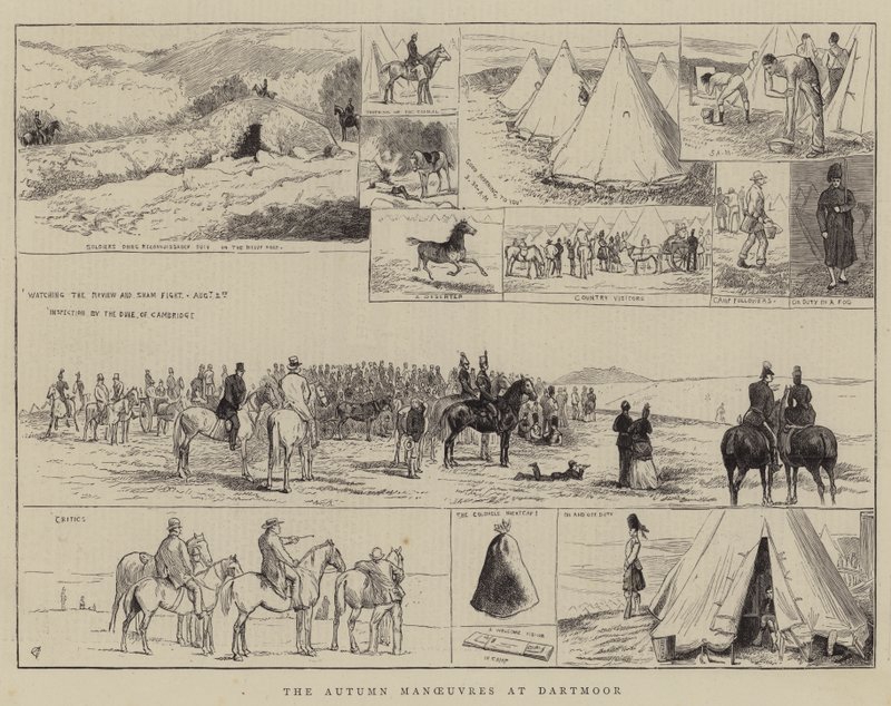 Syksyiset harjoitukset Dartmoorissa tekijältä Alfred Chantrey Corbould