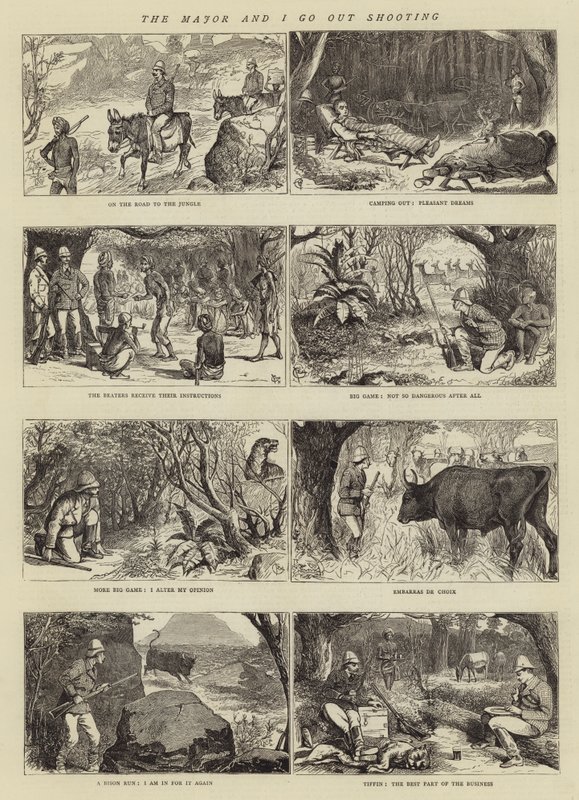 Majuri ja minä menemme ulos ampumaan tekijältä Alfred Chantrey Corbould